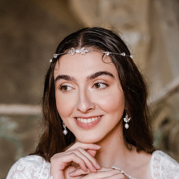 rhinestone halo headpiece