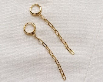 Manchester - chain earrings