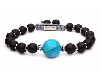 Johnny Hallyday Turquoise Bracelet (Never Alone)