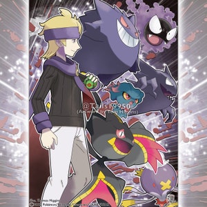 Allister Gengar Pokemon Sword and Shield Gym Leader Ghost Type 4K