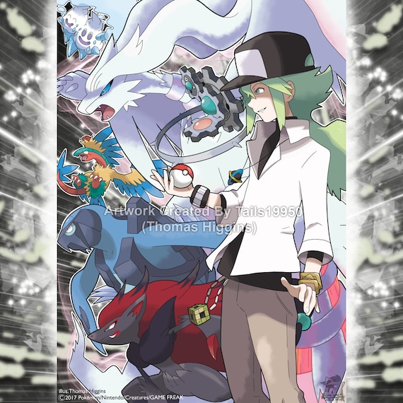 Pokemon Trainer N Etsy Pokemon Trainer N Etsy