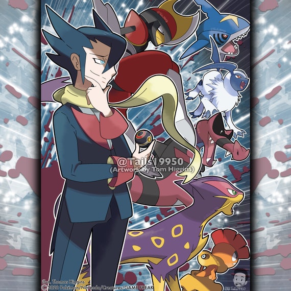 Elite Four Member Grimsley Etsy
