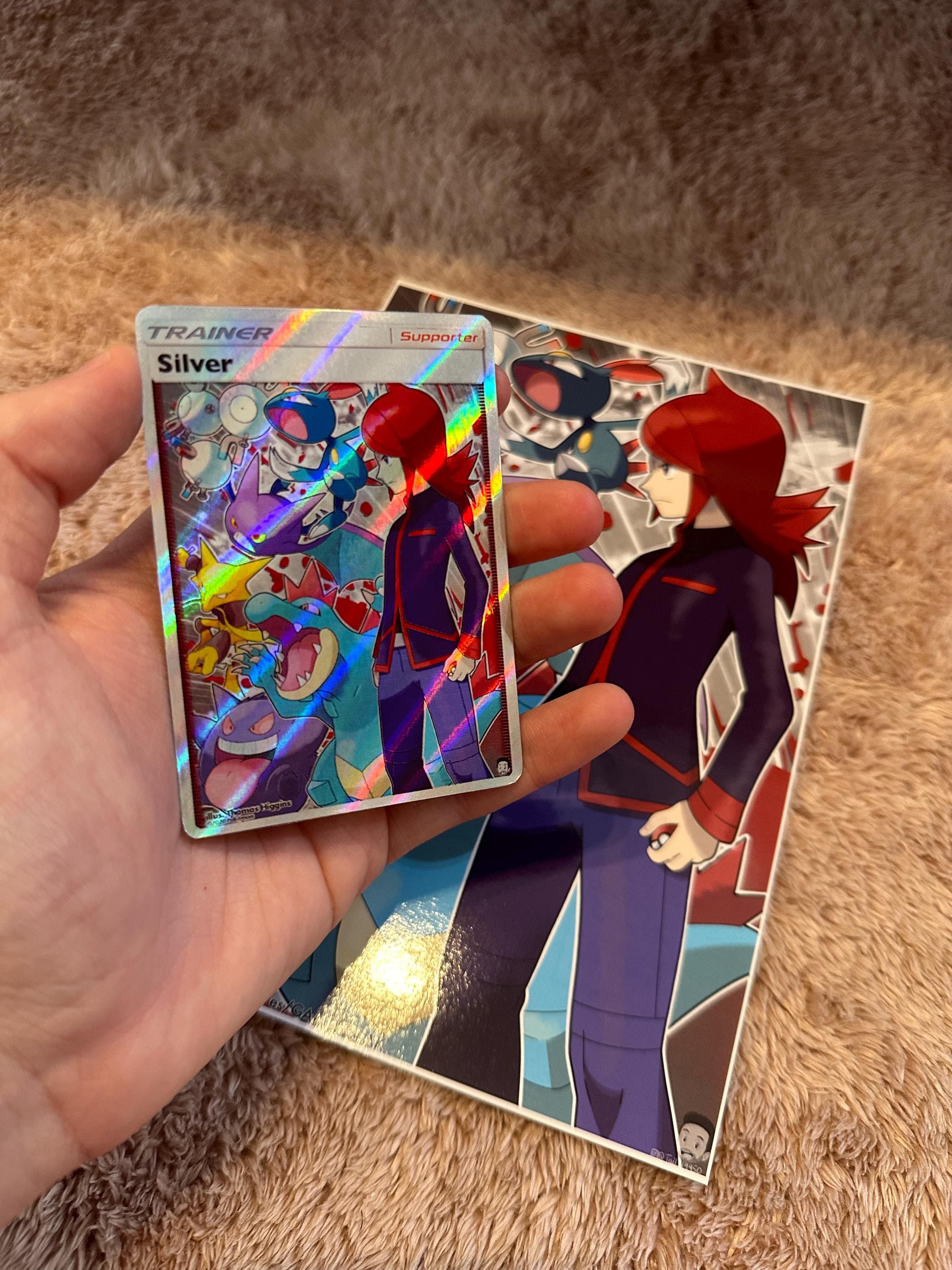 ポケモンライバルプリント - シルバー - Etsy 日本