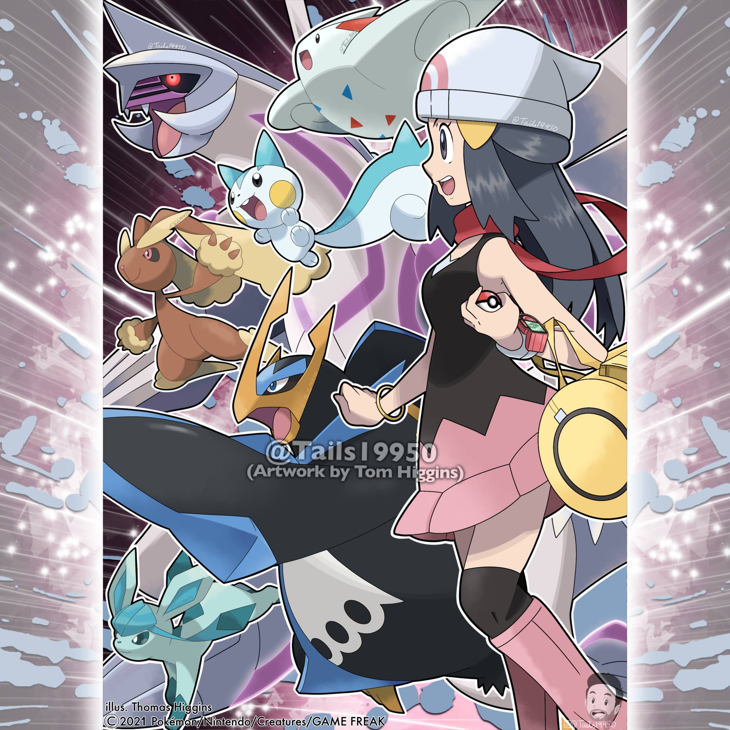 Pokemon Journeys Drops Poster for Dawn's Return