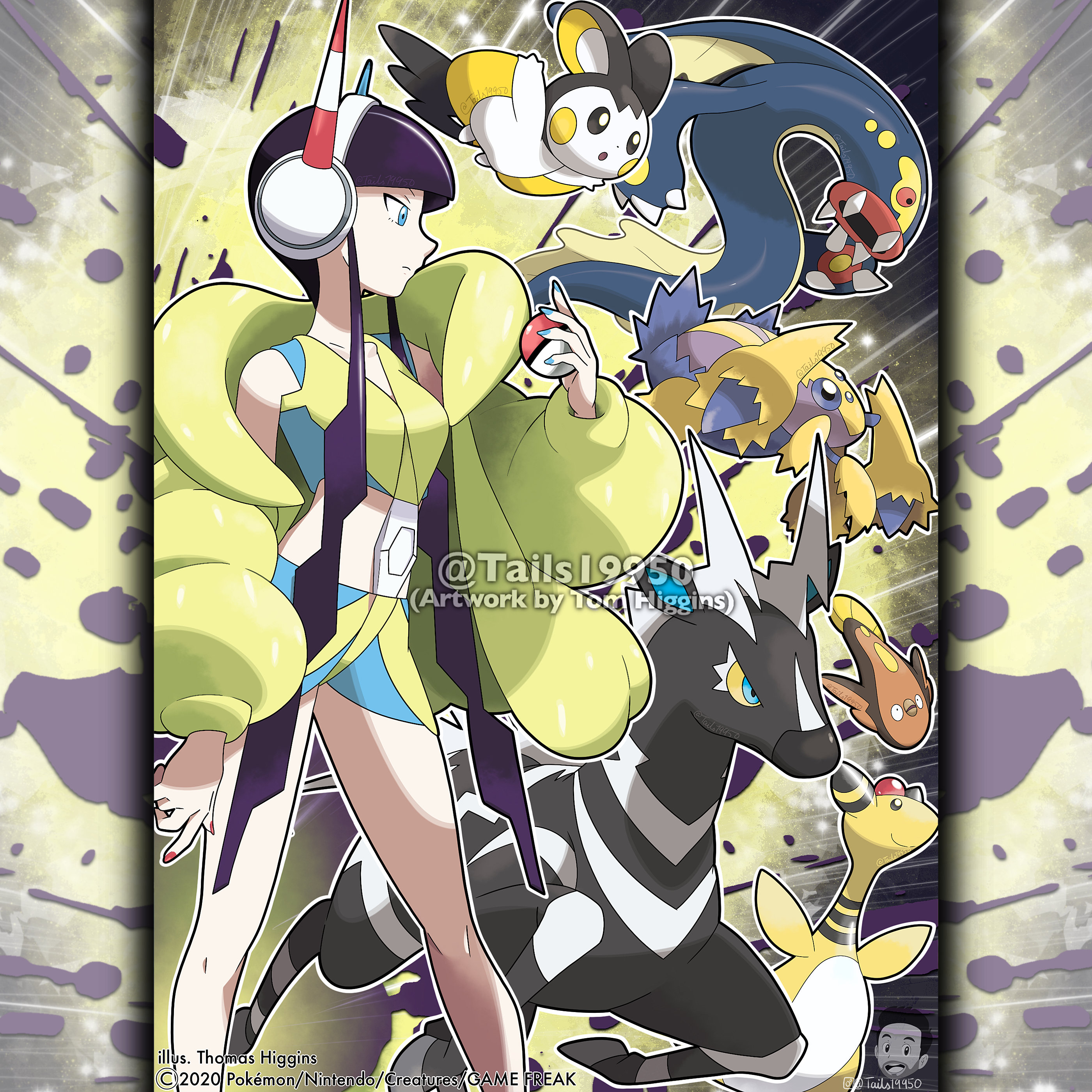 Elesa Art - Pokémon Black and White Version 2 Art Gallery  Pokemon art, Pokémon  black and white, Pokemon characters