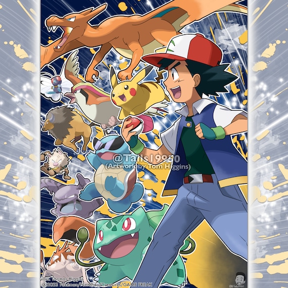 Ash Pokemon Kanto Pokémon All 8 Kanto Gyms Ash Faced,