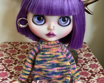 Custom Blythe Doll Factory OOAK “Lola” by Dollypunk21 *Free Set of Extra Hands*