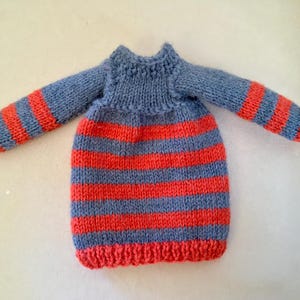 Blythe Doll Sweater Dress Hand Knitted by Dollypunk21