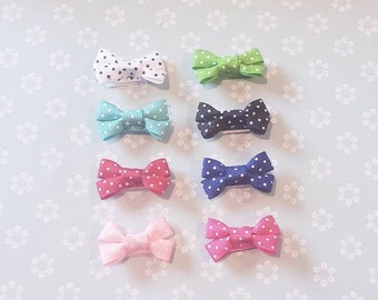 infant mini velcro bows