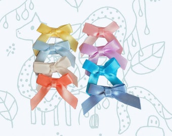 Infant Baby Bows with VELCRO® brand hook and loop fastener| Baby Shower Gift|  Baby Girl Hair Bows, Ribbon Hair Bows for infants and girls