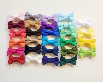 Choose Your Colors: Ribbon Baby Bows with VELCRO® Brand Fastener barrette