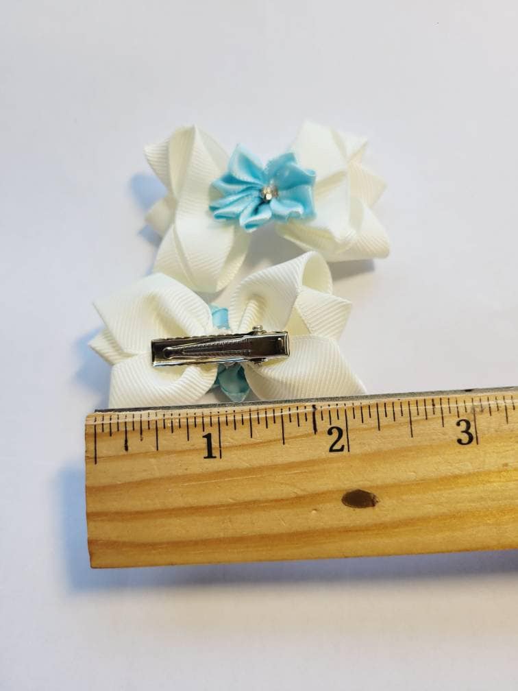 Pair of VELCRO® Baby Hair Bows VELCRO® Bows Baby Shower Gift Etsy