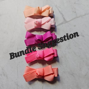 Choose Your Own Baby Bow Bundle, Velcro Baby Bow Bundle, Alligator Clip Bow Bundle image 5