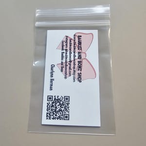 20, 50 OR 100ct 3"x4" Reealable Baggies, Bulk Resealable Gift Baggies, Bead Bags, Bags for Storage