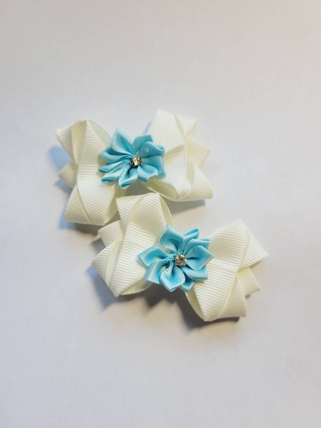 Pair of VELCRO® Baby Hair Bows, VELCRO® Bows, Baby Shower Gift Etsy