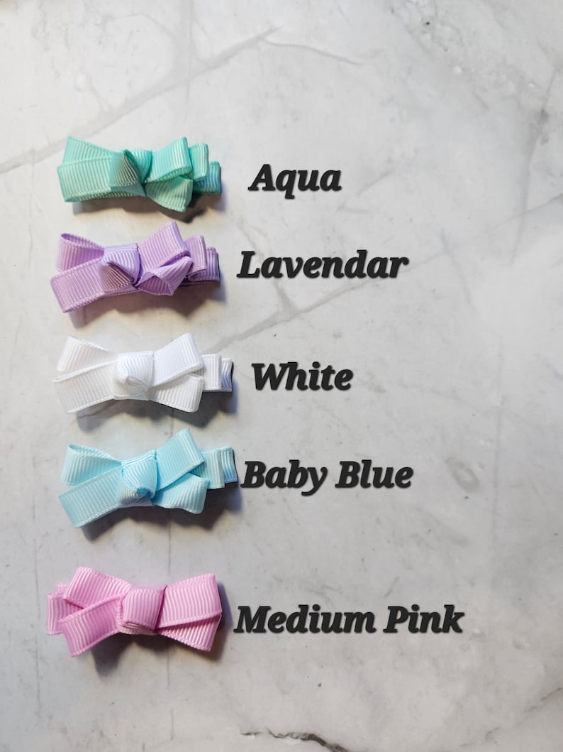 Choose Your Own Baby Bow Bundle, Velcro Baby Bow Bundle, Alligator Clip Bow Bundle image 2