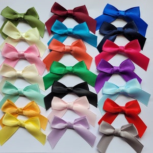 Choose Your Own Baby Bow Bundle, Your Choice • VELCRO® Brand Hook and Loop Fastener Bow Bundle, Satin Hair Bow Bundle