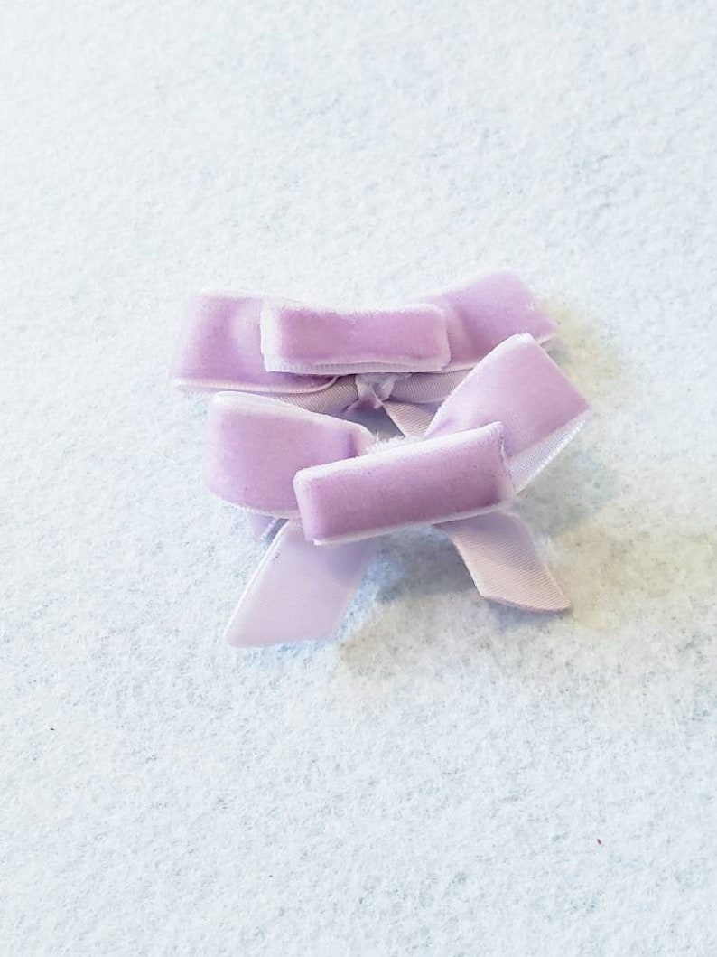 Pair of velvet Ribbon Hair Bows Sailor Hair Bow VELCRO® Etsy