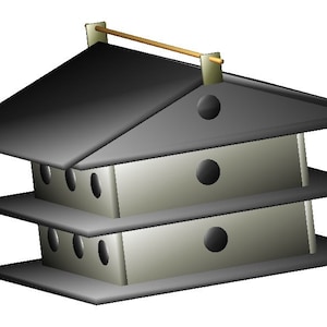 16 ROOM MARTIN BIRDHOUSE Digital download plans.