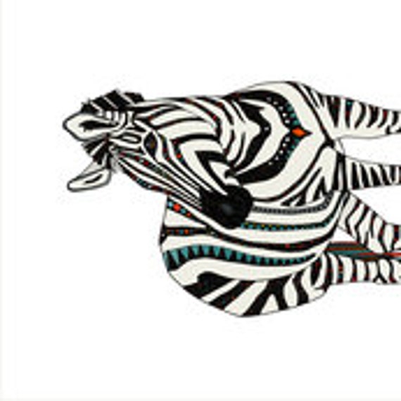 Zebra fabric panel CUT & SEW fabric zebra cushion panel Etsy