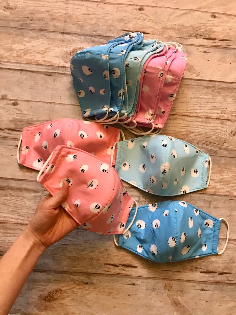 DENIM mask COTTON MASK Fabric mask Washable mask kids Etsy