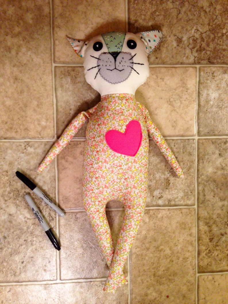 Cat Rag dolls cat doll LARGE 20 inch giant cloth Etsy