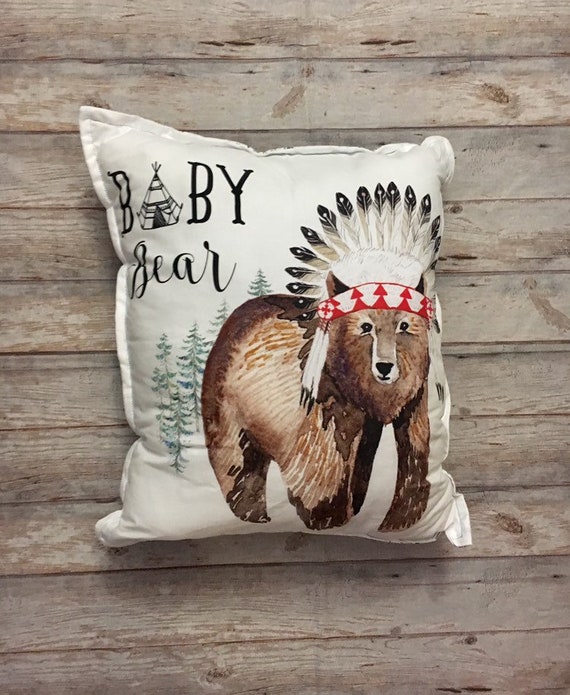 baby bear pillow