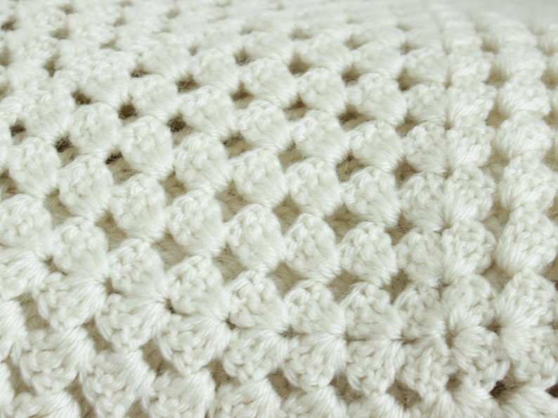 cozy vintage wool blanket cabin home decor Antique warm crocheted blanket wool duvet handmade wool throw off white shabby rustic