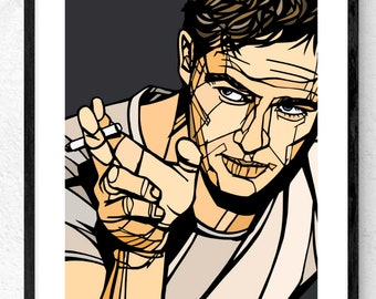 MARLON BRANDO Art Print, Archival quality, On the Waterfront, Streetcar Named Desire Apocalypse Now, The Godfather, Hollywood movies