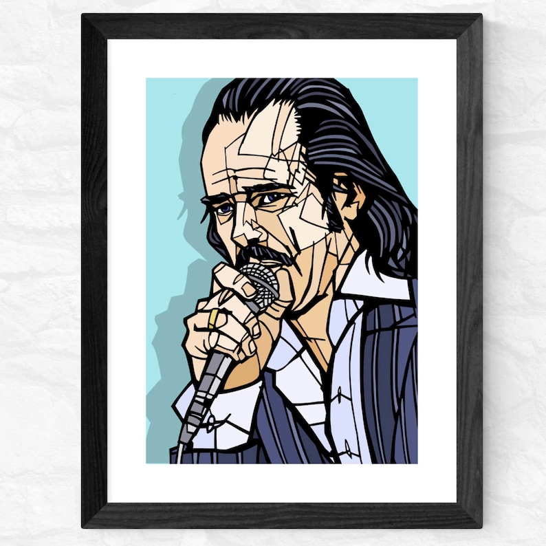 Pop Art Print Music Print Nick Cave Print Nick Cave and The Bad Seeds Art print