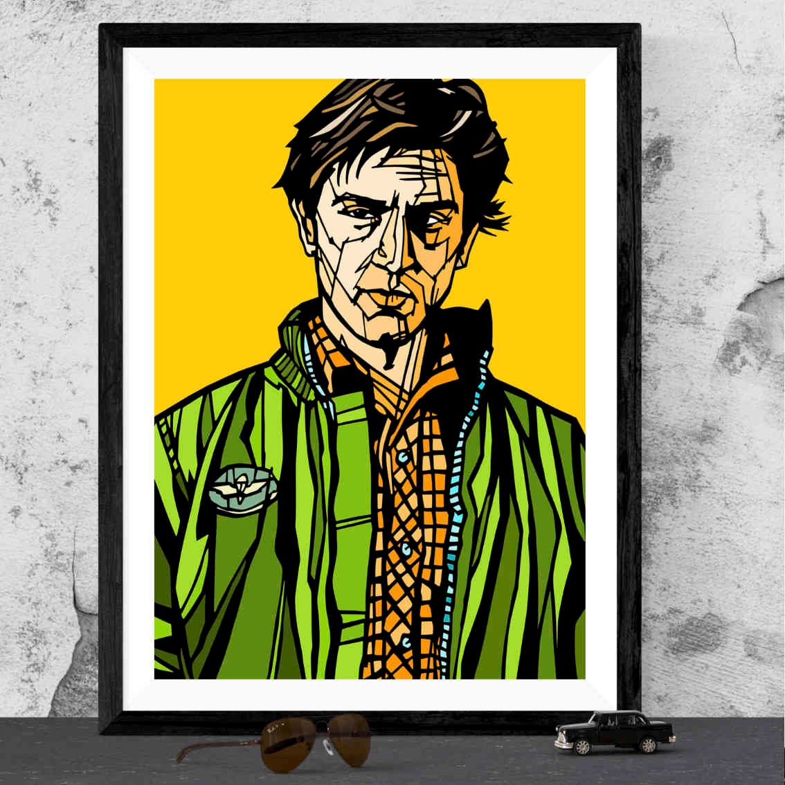 Taxi Driver print, Robert De Niro print,  Martin Scorsese, Travis Bickle Pop Art Print, De Niro wall art, Iconic movies prints, 70s movies