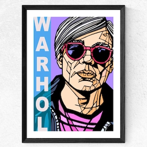 Andy Warhol Pop  Art Print | Warhol The Factory | Warhol Print, Andy Warhol home decor, Warhol wall art,