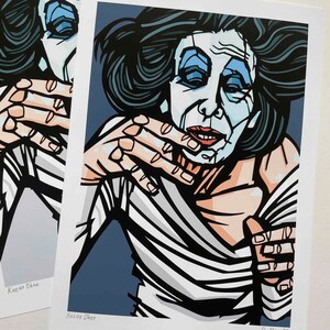 KAZUO OHNO print, Japanese dance artwork, Butoh dance, dancers and choreographers home decor, archival quality inks and paper