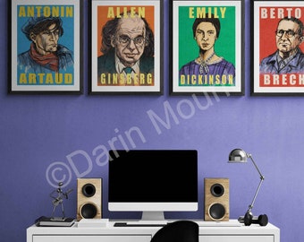 アレン・ギンズバーグのプリント、ギンズバーグの詩の引用、3つの