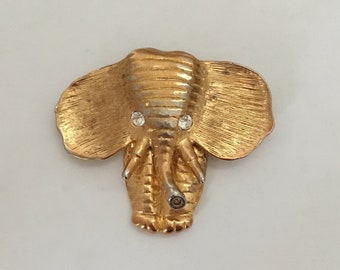 Vintage Elephant Brooch