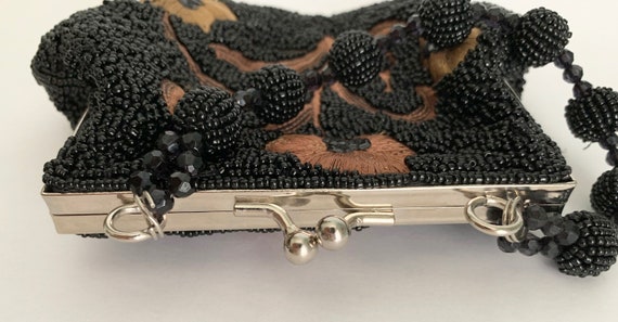 Sweet Little Beaded and Embroidered Evening Bag - image 8