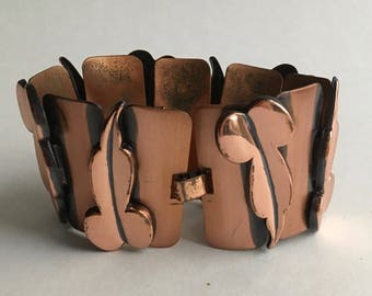 Renoir mid-century copper bracelet