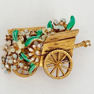 BSK My Fair Lady Blumenwagen Brosche