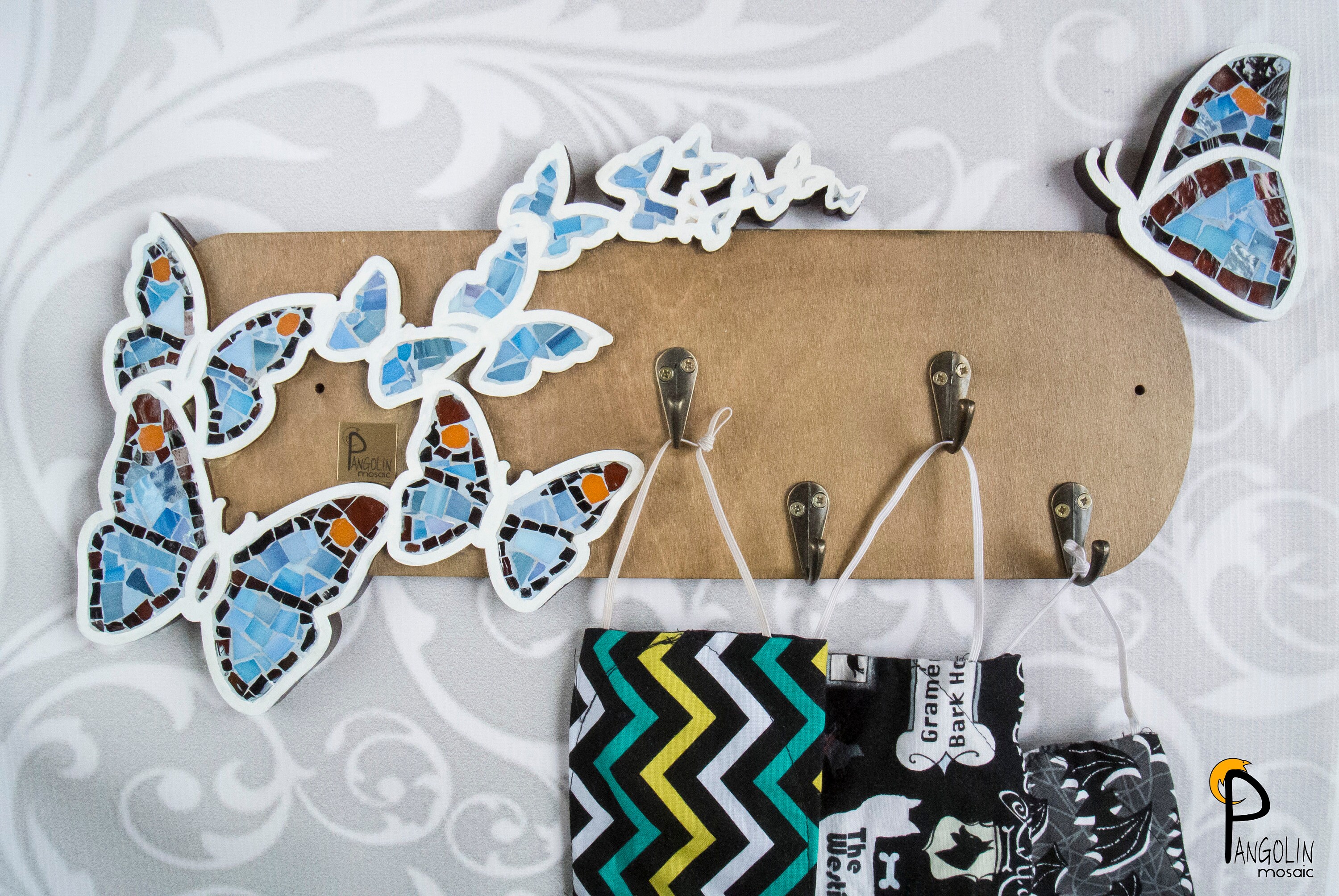 Big butterfly Key Holder Wallentomology gifthousewarming Etsy