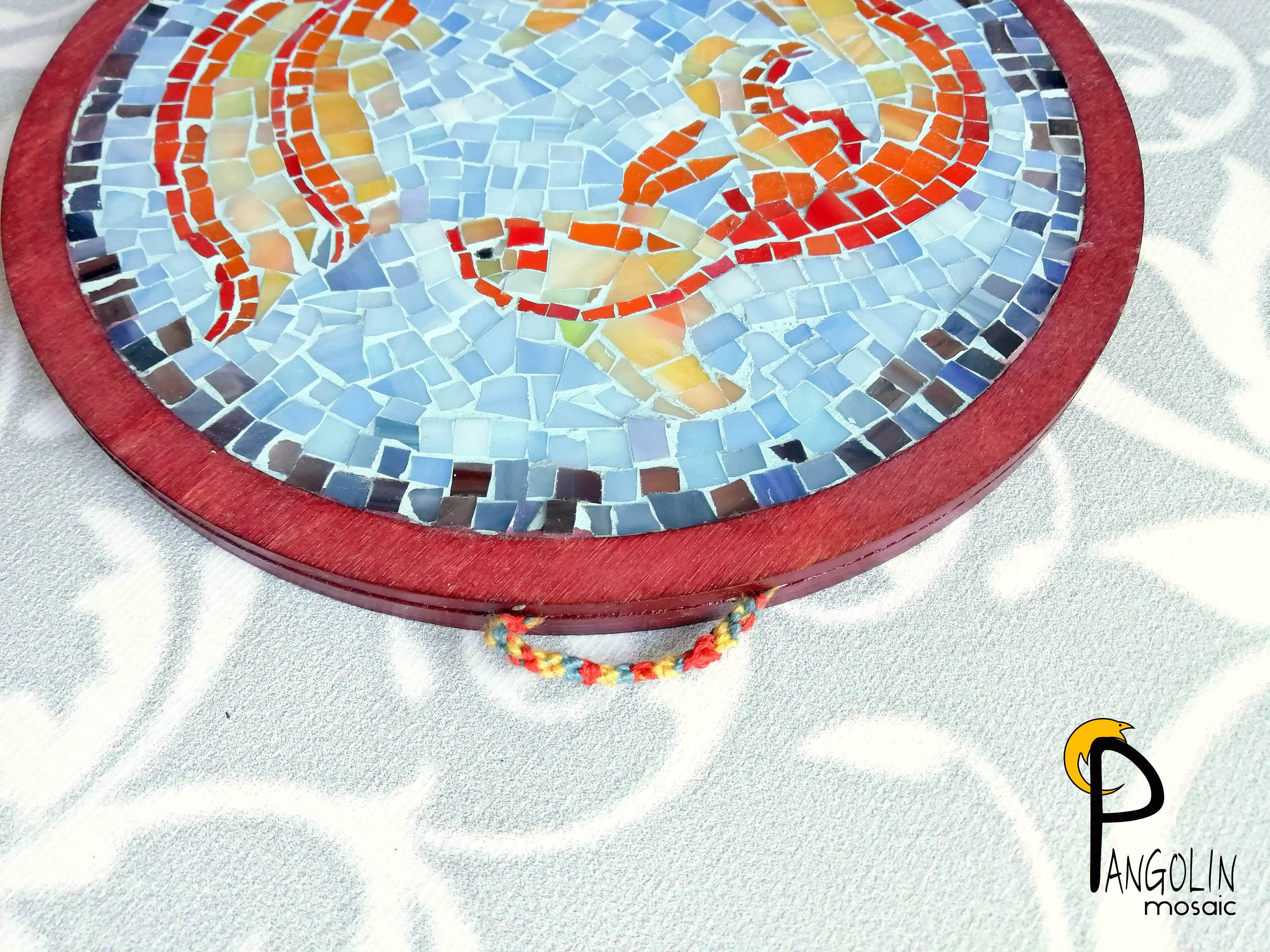 Goldfish Mosaic Pot Standaquarist giftMosaic Wall Etsy