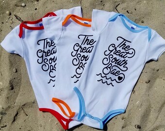 The Great South BAE onesie. Boy Onesie | Baby Girl Onesie | Long Island Onesie | Great South Bay