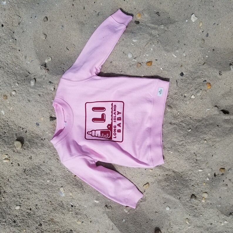 Long Island Baby Logo sweatshirt pink image 2