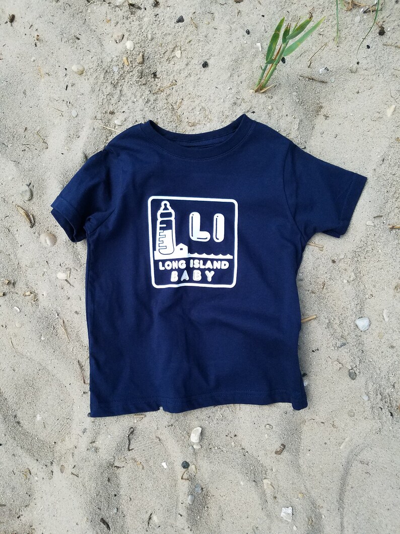 Long Island Baby Logo T-Shirt navy Bild 1