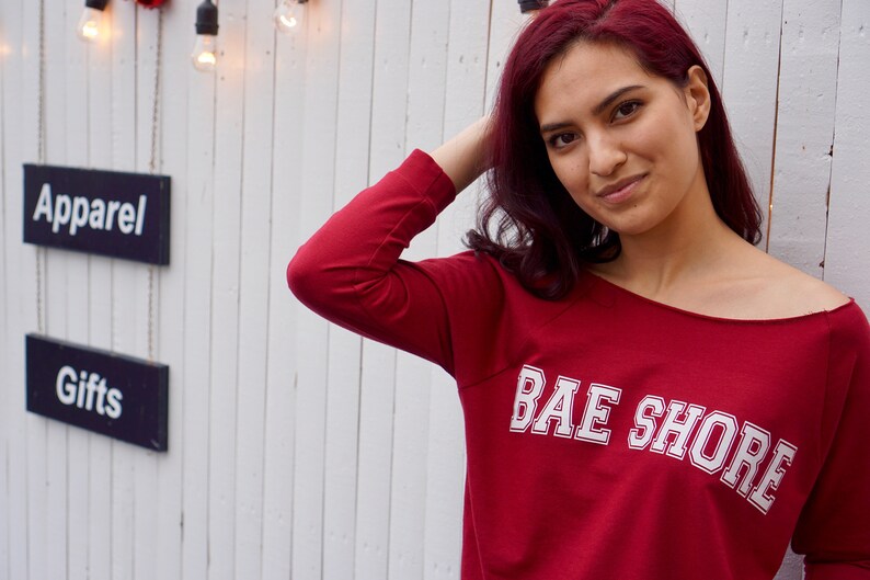 slouchy BAE Shore sweatshirt women's image 3