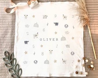 Personalised baby blanket, Sheep baby blanket, Personalised Baby gift, new baby gift, Sheep nursery decor