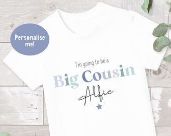 Big Brother or Cousin T-Shirt, Big Brother top, Pregnancy Announcement, Big Bro t-shirt, Big Bro Shirt, Big Brother Tee, Big Cousin t-shirt