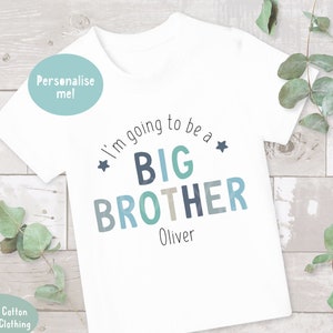 Big Brother T-Shirt, Big Brother Shirt, Pregnancy Announcement, Big Bro top, Big Bro Shirt, Big Brother Tee, Baby Announcement, Boys T-shirt