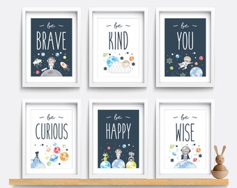 space themed baby room