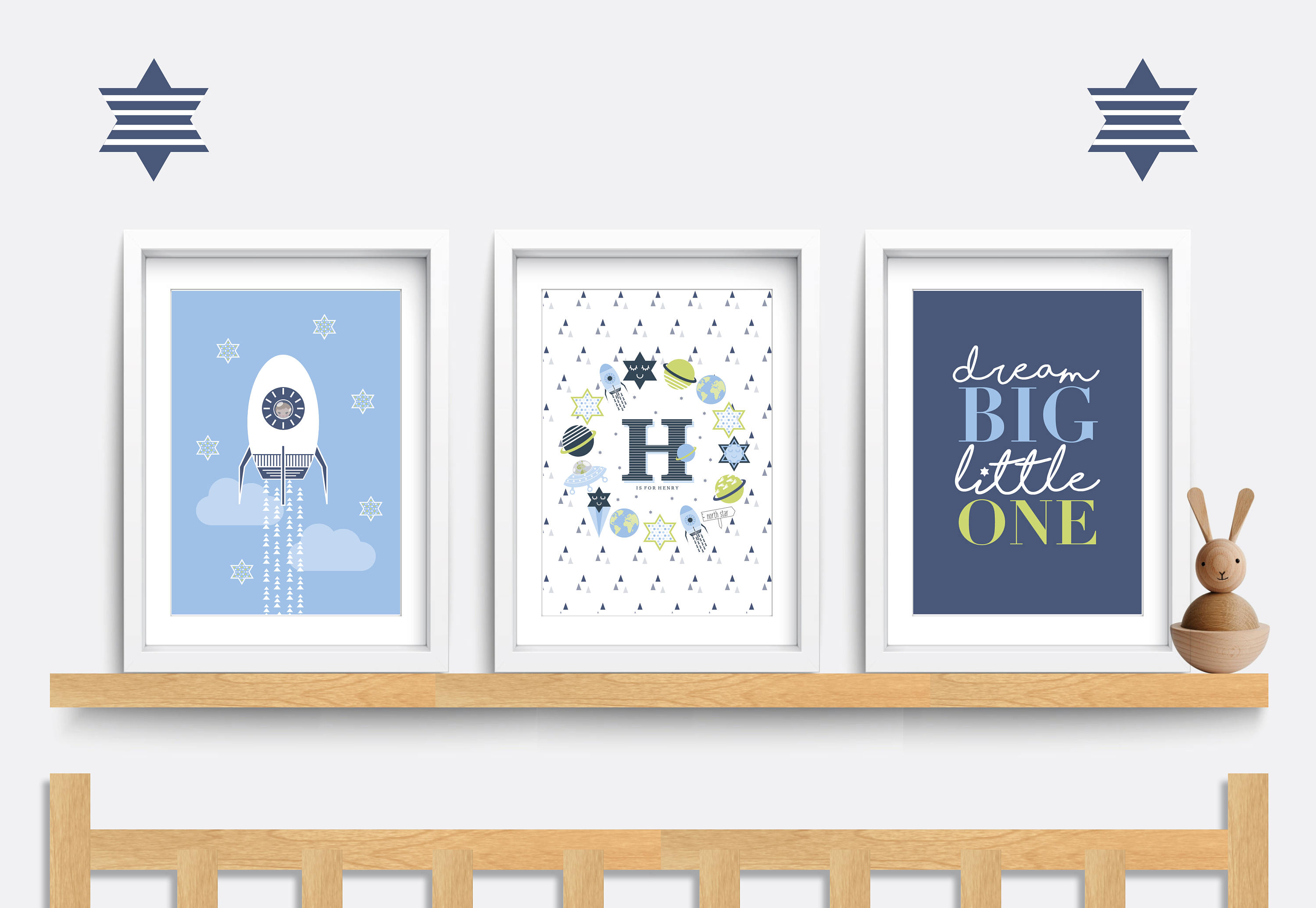 Nursery Wall Art. Set of 3 Baby Nursery Prints. Baby Nursery Etsy