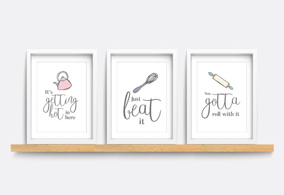 Funny Kitchen Wall Art